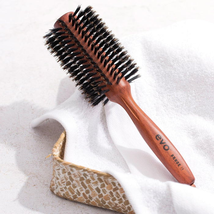 Evo Bruce Natural Bristle Radial Brush 28mm