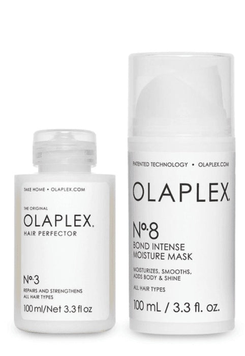 Olaplex No.3 Hair Perfector and No.8 Bond Intense Moisture Mask Bundle