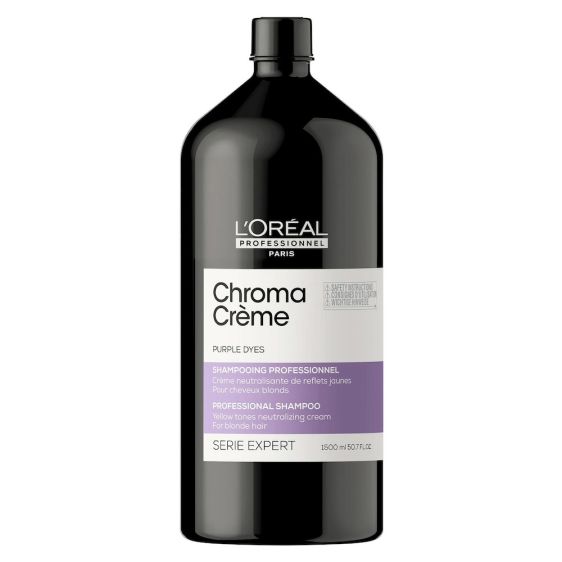 L'Oreal Professionnel Serie Expert Chroma Creme Purple Dye Shampoo 1500ml