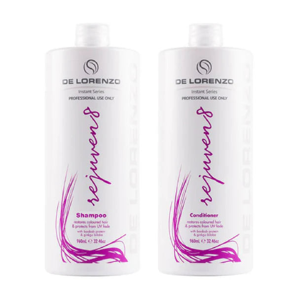 De Lorenzo Instant Rejuven8 Shampoo & Conditioner 960ml Duo