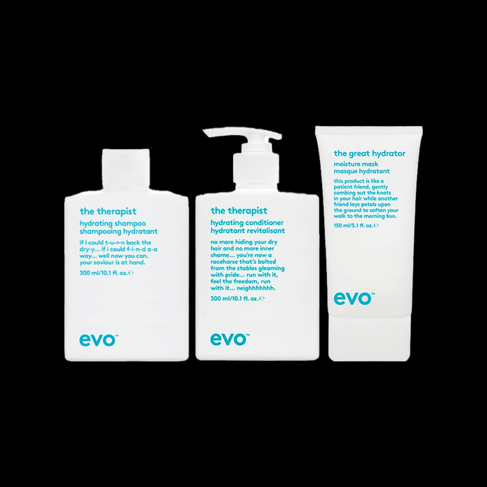 Evo The Therapist Hydrating Trio Bundle