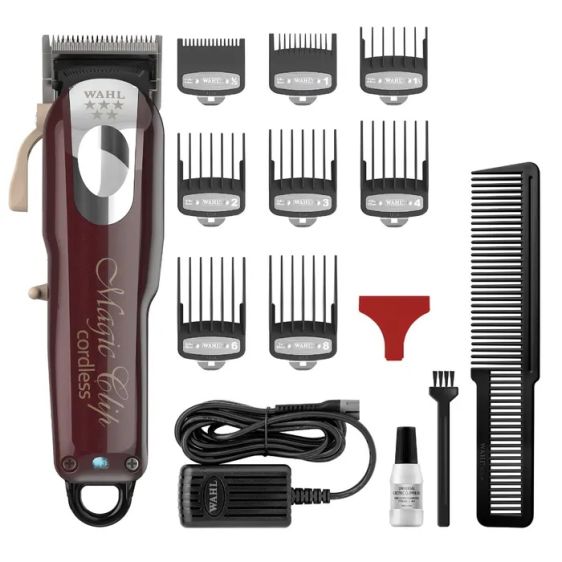 Wahl Magic Clip Cordless Clipper - Burgundy