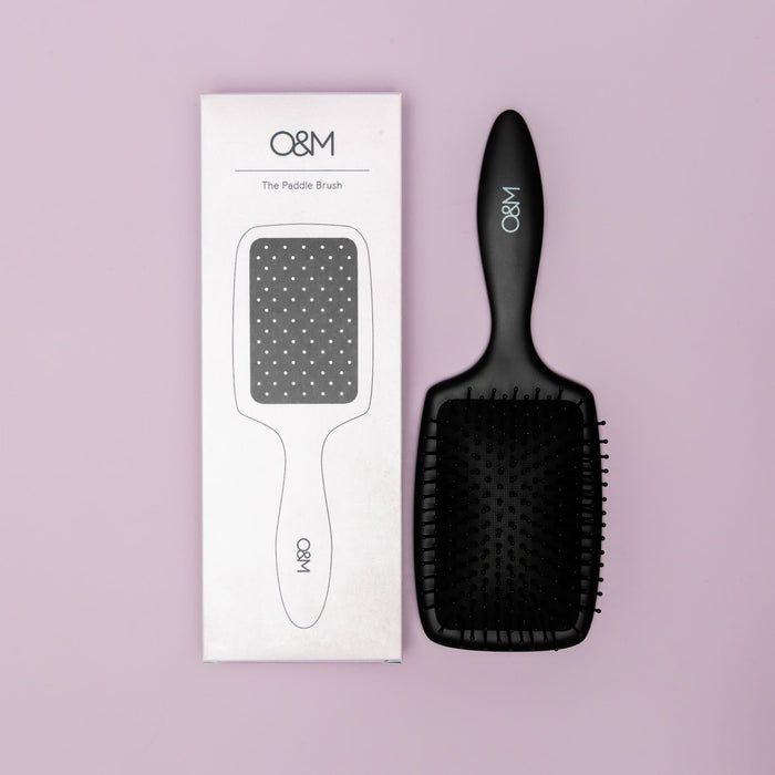 O&M Paddle Brush Black