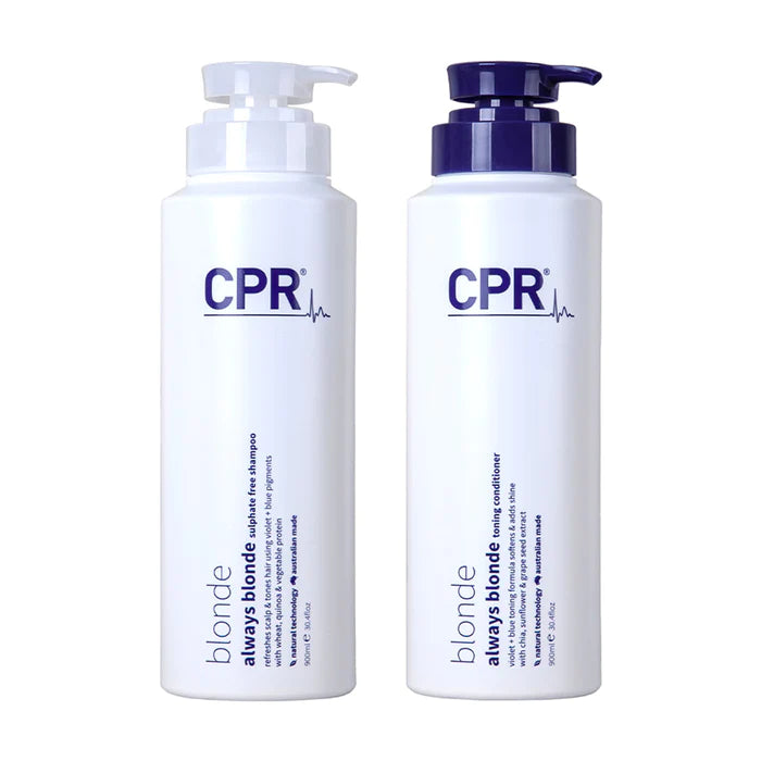 Vitafive CPR Blonde Always Blonde Shampoo & Conditioner 900ml Duo