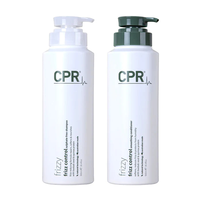 Vitafive CPR Frizzy Frizz Control Sulphate Free Shampoo & Conditioner 900ml Duo