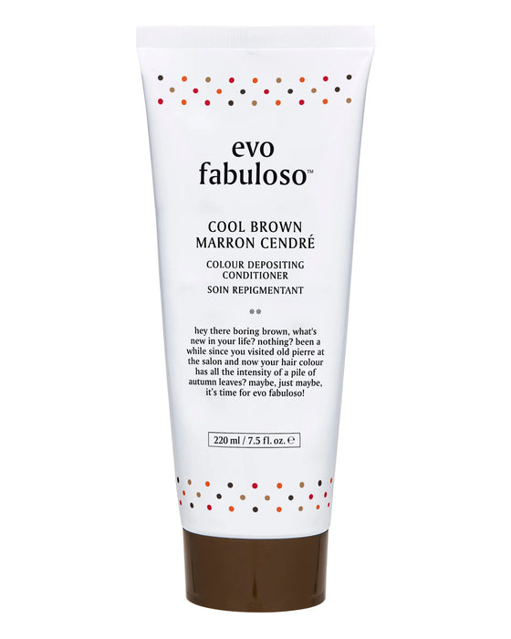 Evo Fabuloso Cool Brown Colour Depositing Conditioner 220ml