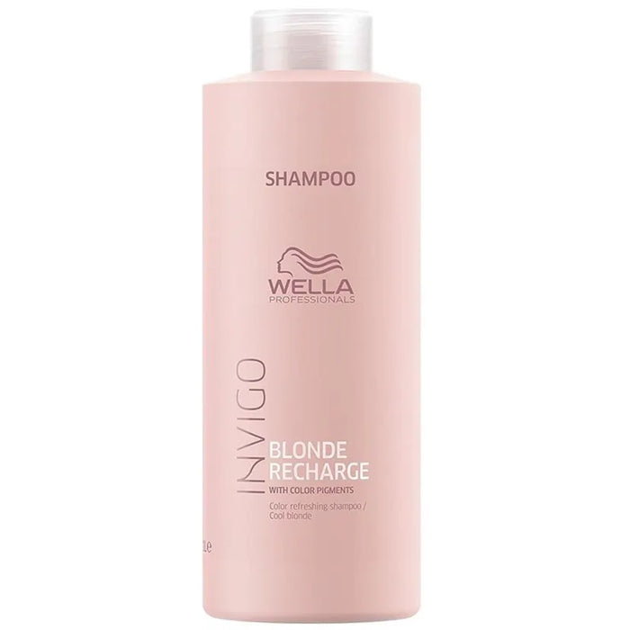 Wella Professionals INVIGO Blonde Recharge Cool Blonde Color Refreshing Shampoo 1000ML