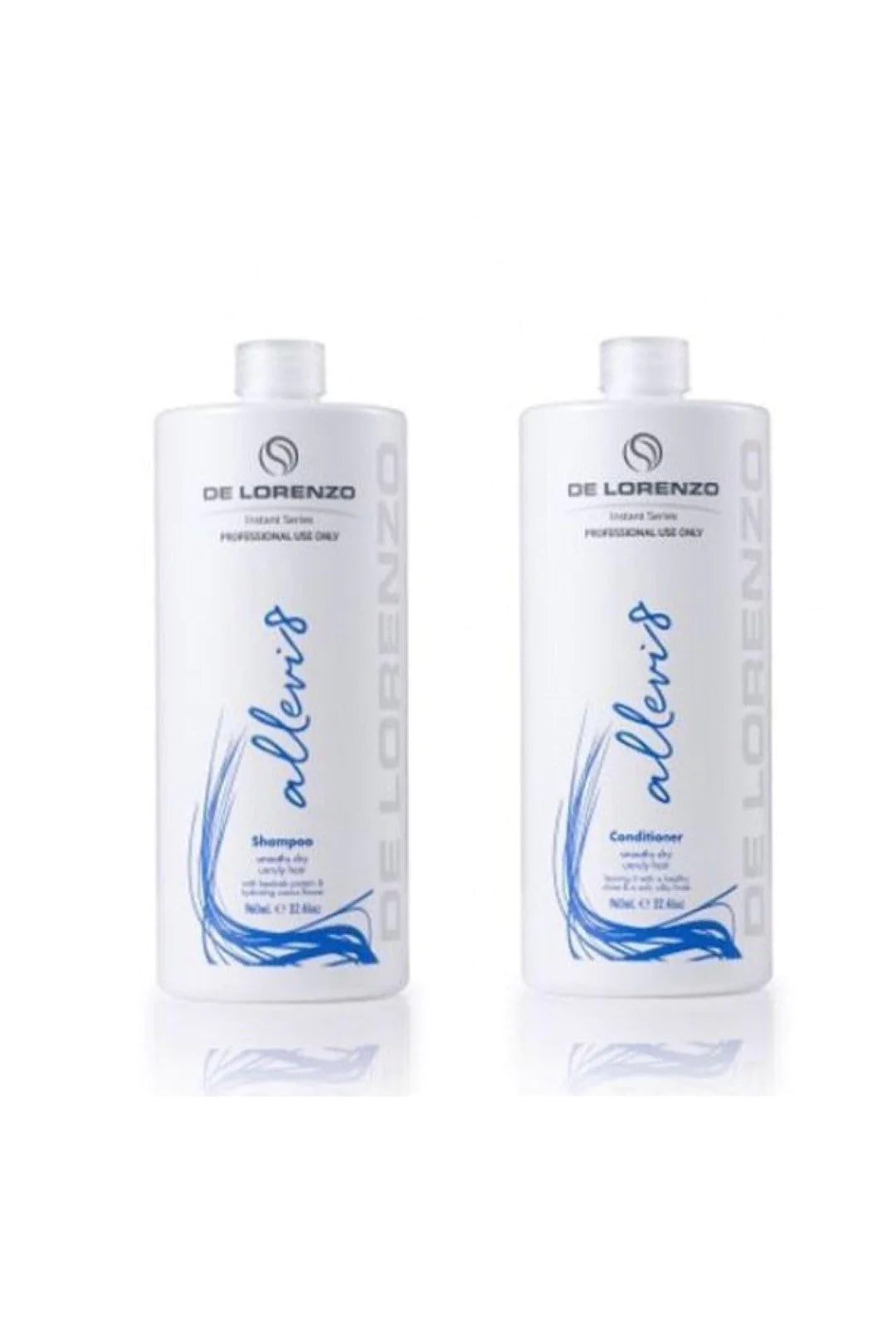 De Lorenzo Instant Allevi8 Shampoo & Conditioner 960ml Duo — Troya Beauty