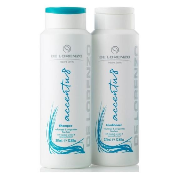 De Lorenzo Instant Accentu8 Shampoo & Conditioner 375ml Duo