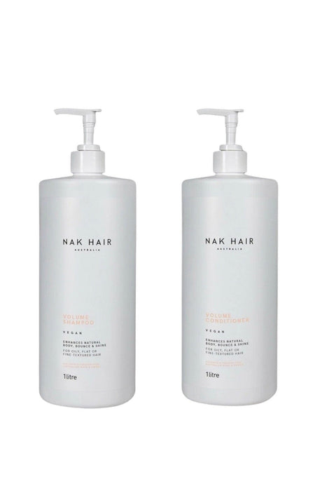 NAK Volume Shampoo & Conditioner 1L Quad Super Pack