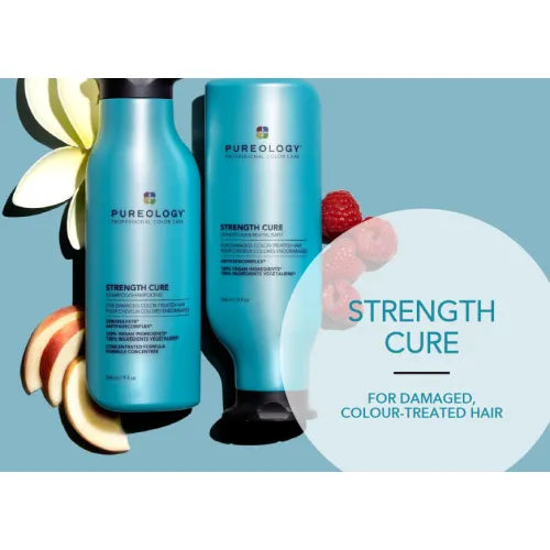 Pureology Strength Cure Shampoo & Conditioner 266ml Duo
