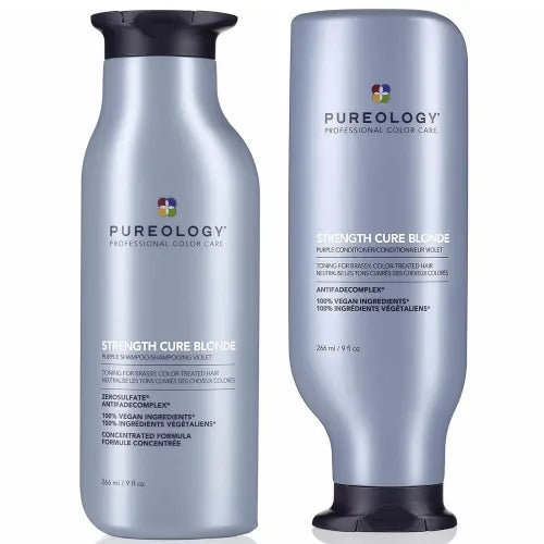 Pureology Strength Cure Blonde Shampoo & Conditioner 266ml Duo