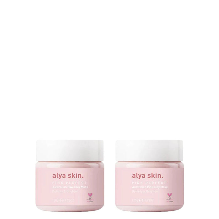 Alya Skin Pink Clay Mask 120g Duo Bundle