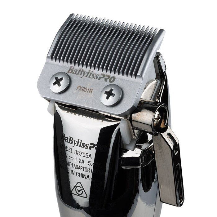 BaBylissPRO Silver FX Lithium Hair Clipper - Silver  - Cordless/Corded