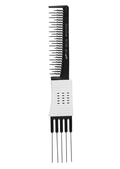 Dateline Black Celcon 105R Metal Teasing Comb