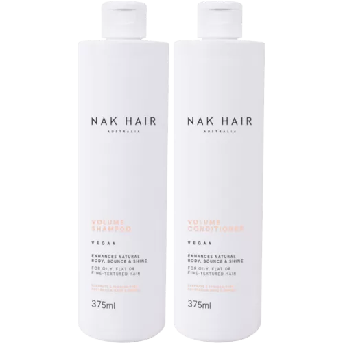 Nak Volume Shampoo and Conditioner 375ml Duo