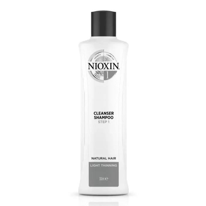 Nioxin System 1 Cleanser Shampoo for Natural Hair with Light Thinning, 300ml