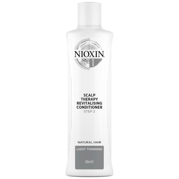 Nioxin System 1 Scalp Therapy Revitalising Conditioner for Natural Hair with Light Thinning, 300ml