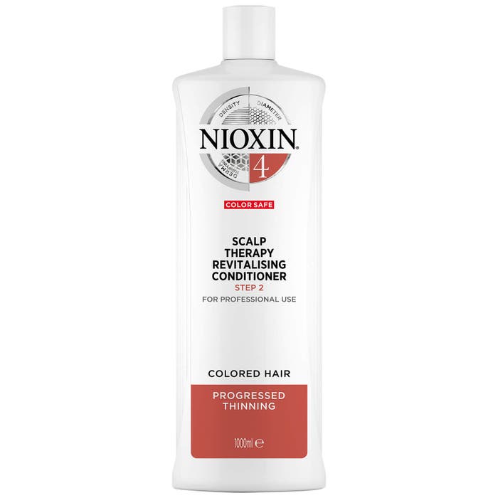 Nioxin System 4 Scalp Therapy Revitalising Conditioner for Coloured Hair with Progressed Thinning, 1L