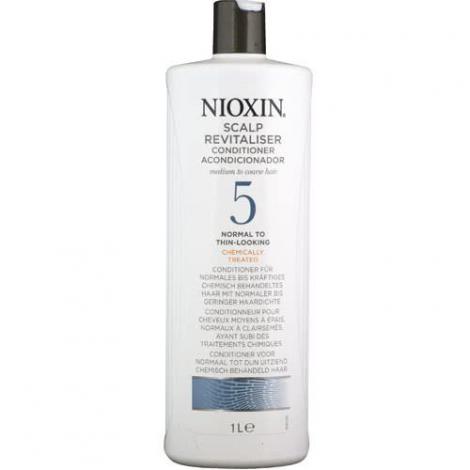 Nioxin System 5 Scalp Therapy Revitalising Conditioner for Chemically Treated Hair with Light Thinning, 1L