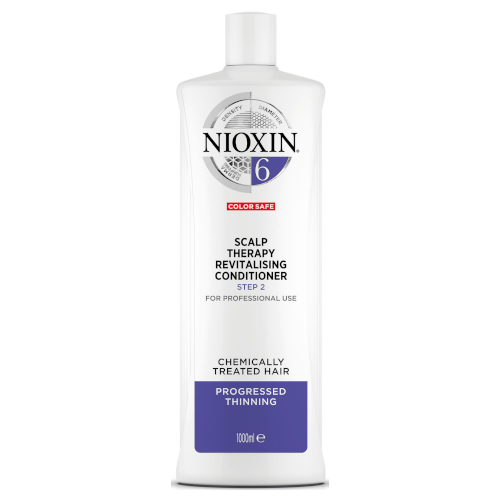 Nioxin System 6 Scalp Therapy Revitalising Conditioner for Chemically Treated Hair with Progressed Thinning, 1L