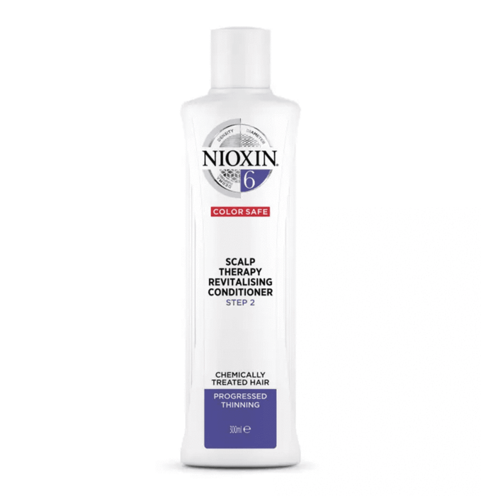 Nioxin System 6 Scalp Therapy Revitalizing Conditioner for Chemically Treated Hair with Progressed Thinning, 300ml