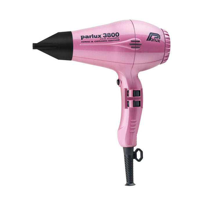 Parlux 3800 Eco Friendly Ceramic and Ionic 2100W Hair Dryer - Pink