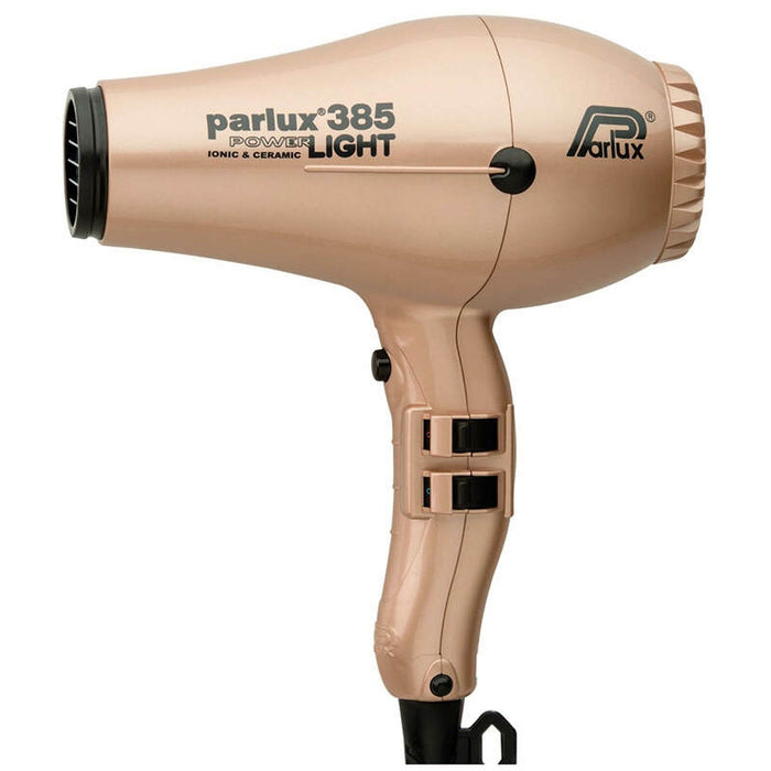 Parlux 385 Power Light Ceramic and Ionic Hair Dryer Light Gold