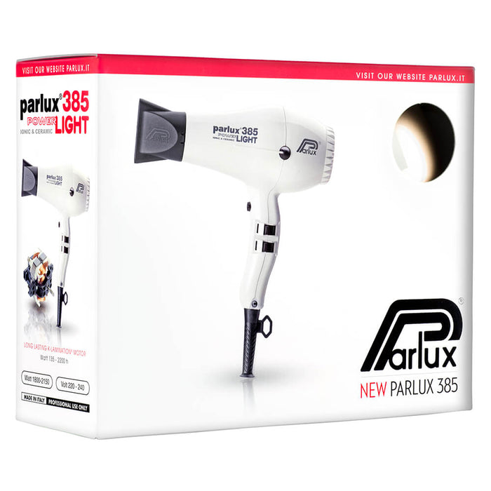 Parlux 385 Power Light Ceramic and Ionic Hair Dryer Silver