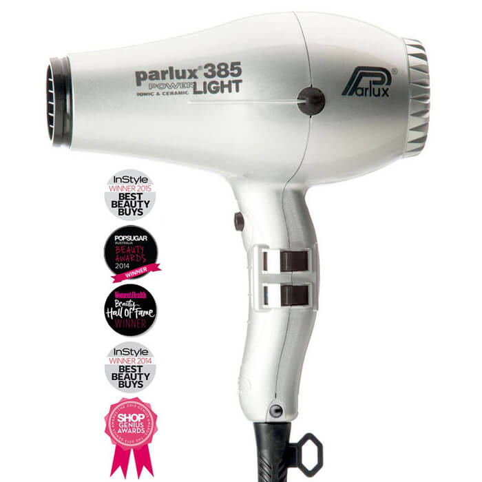 Parlux 385 Power Light Ceramic and Ionic Hair Dryer White