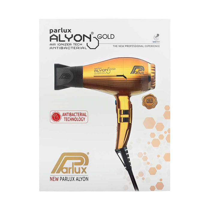 Parlux Alyon Air Ionizer 2250 Tech Hair Dryer - Gold — Troya Beauty