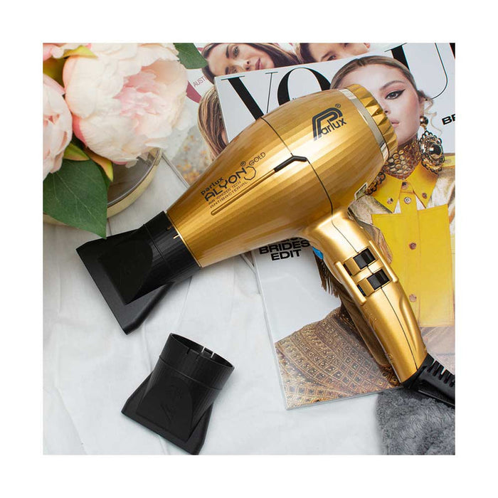 Parlux Alyon Air Ionizer 2250 Tech Hair Dryer - Gold — Troya Beauty