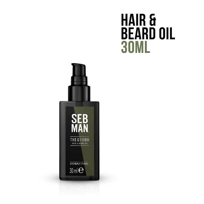 SEB MAN The Groom Hair and Beard Oil, 30ml