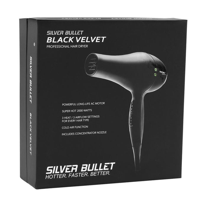 Silver Bullet Black Velvet Dryer Black