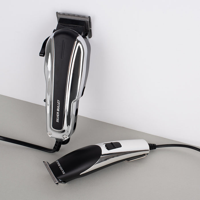 Silver Bullet Dynamic Duo Clipper and Trimmer Set - Corded