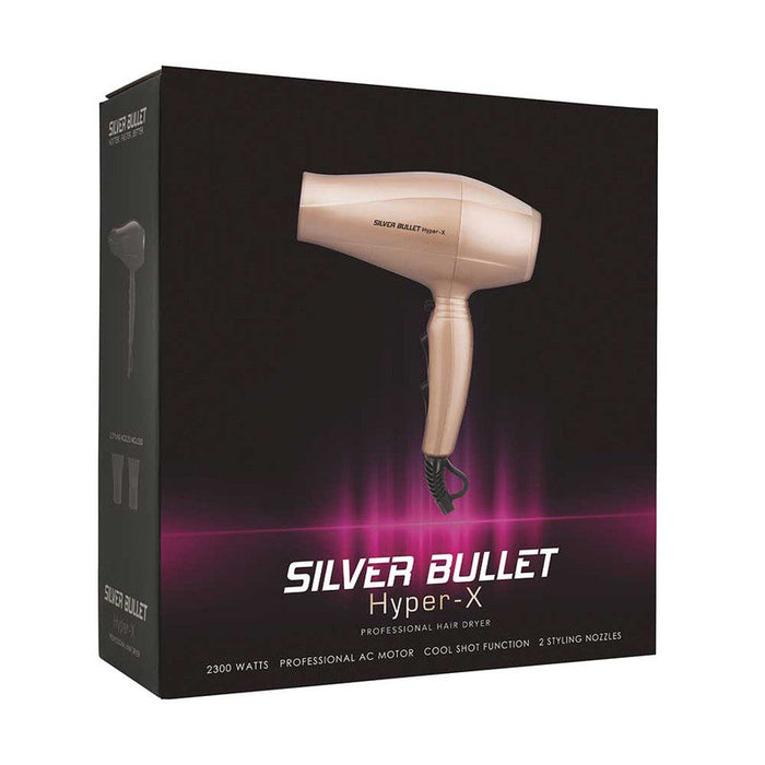 Silver Bullet Hyper X Hairdryer Gold Champagne