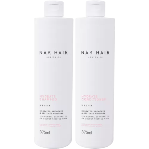 Nak Hydrate Shampoo and Conditioner 375ml Duo